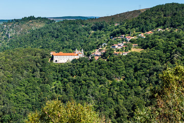 Fototapeta na wymiar Monasterio de San Esteban (Ribas de Sil), Orense (Galicia)