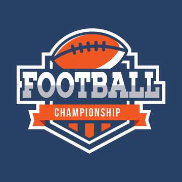 Sport American Football Logo. American style.