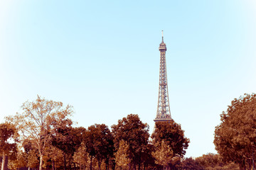 The Eiffel Tower (nickname La dame de fer, the iron lady),The to