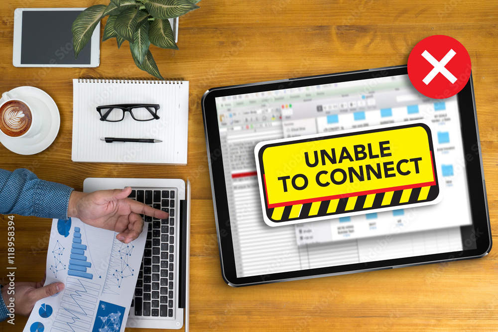 Poster connect unavailable unable connect notification