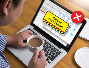 computer Server Not Found Error Inaccessible