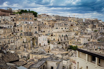 Fototapeta na wymiar View of Matera Town, Basilicata, Italy