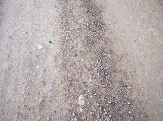 Texture of stones and earth