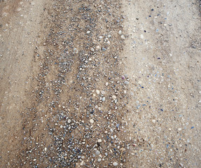 Texture of stones and earth