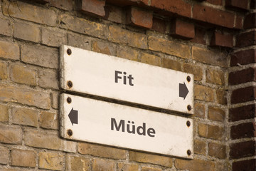 Fototapeta premium Schild 100 - Fit