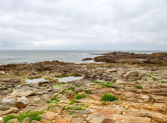 Fototapeta na wymiar coastal scenery in Brittany