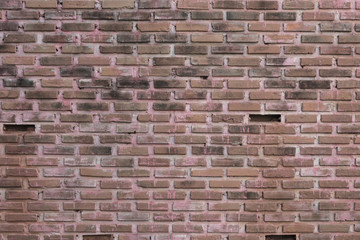 Old brick wall vintage background.