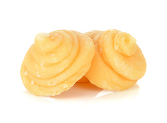 coconut sugar isolated on white background