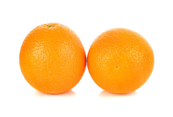 Orange fruit isolated on white background
