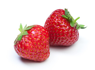 strawberry isolated on white
