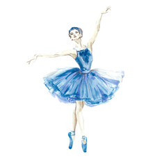 Watercolor ballerina - 118971374
