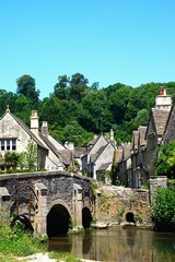 Bridge over the river Bybrook, Castle Combe.