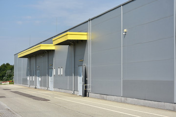 Warehouse building wall