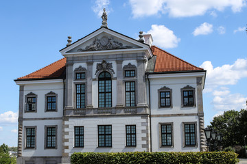 Fototapeta na wymiar Baroque-classical building of Chopin Museum in Warsaw