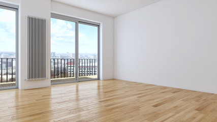 Modern Living room 3d render