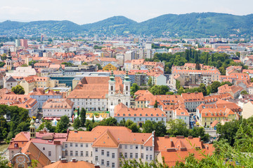Fototapeta na wymiar Old town Graz, Austria