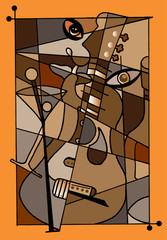 Cubism fotobeer stye.