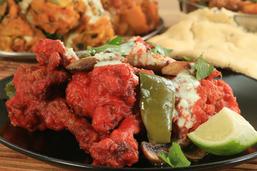 spicy tandoori chicken wings