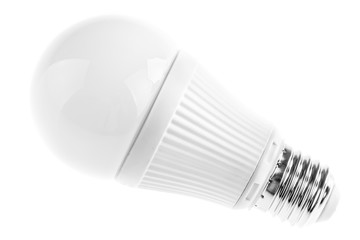 Led lightbulb on white