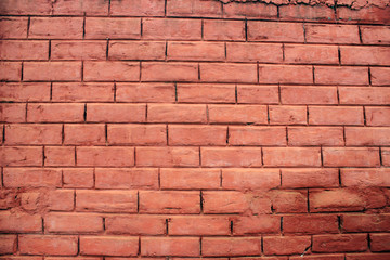 Obraz premium Red Bricks Wall. Red Bricks Wall Texture Background.