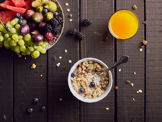 Fototapeta na wymiar Healthy breakfast