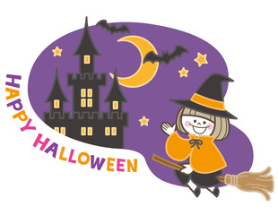 ハロウィン　魔女