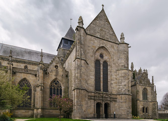 Fototapeta na wymiar St. Malo Church, Dinan, France