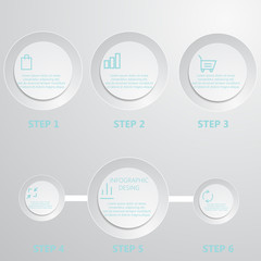 modern infographics timeline Design template