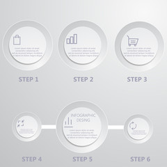 modern infographics timeline Design template