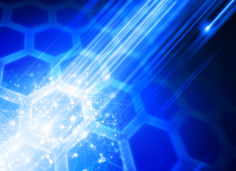 ai brain system data connecting to analysis , light internet social network background, illustration of global web with link to electric information, cyber with group of security, hacker online to net