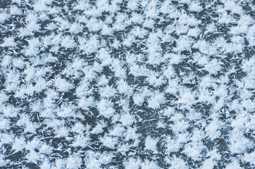 the abstract background of ice and snow