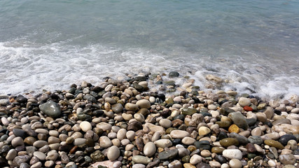 Original textured surface of natural stone