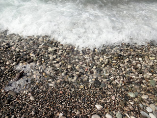 Original textured surface of natural stone
