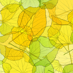 Leaves autumn background vector abstract illustration card