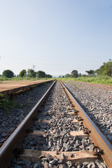 Fototapeta na wymiar railway tracks