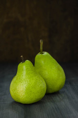 still life fresh pears