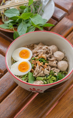 Asian white noodles