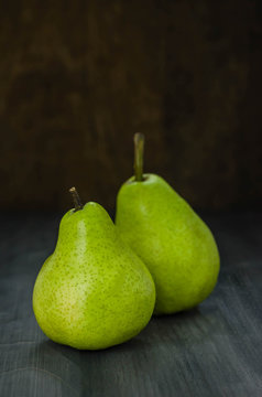 still life fresh pears