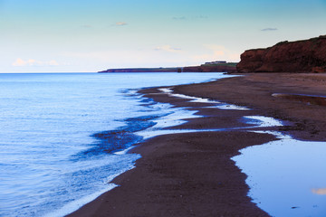 Beach at Dusk on the north shore of Prince Edward Island, Canada.