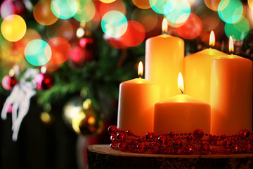 candle decor bokeh ball