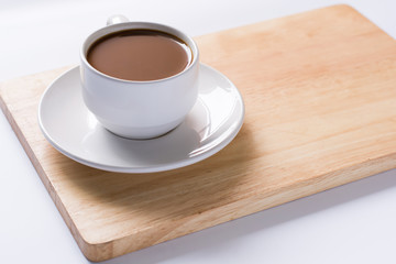 Cup of Coffee on Wooden