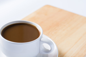 Cup of Coffee on Wooden
