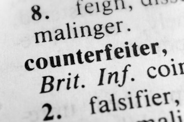 Fototapeta premium Counterfeiter