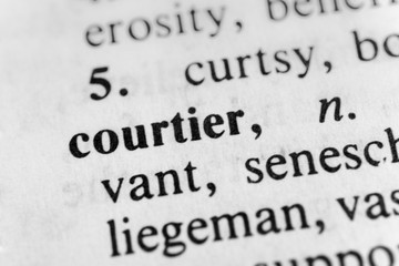 Obraz premium Courtier