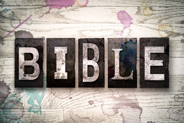 Bible Concept Metal Letterpress Type