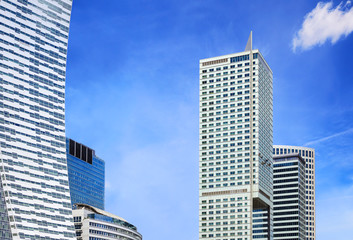 Fototapeta premium Modern Skyscrapers in Warsaw