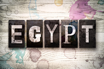 Egypt Concept Metal Letterpress Type