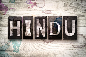 Hindu Concept Metal Letterpress Type