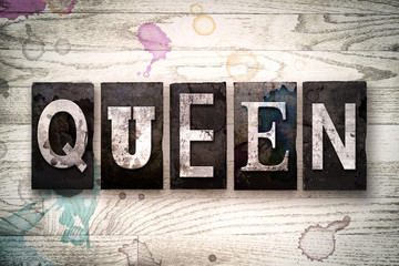 Queen Concept Metal Letterpress Type