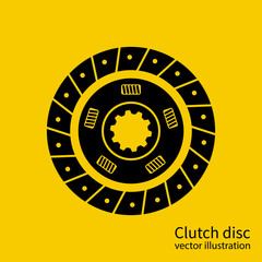 Clutch disc vector
